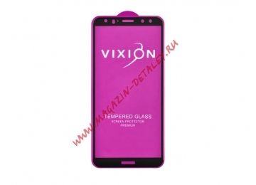 Защитное стекло для Huawei Nova 2i, Mate 10 Lite черное 6D (VIXION)