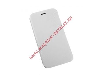 Чехол из эко – кожи HOCO Crystal Fashion Folder для Apple iPhone 6, 6s Plus раскладной, белый