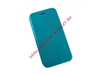Чехол из эко – кожи HOCO Crystal Fashion Folder для Apple iPhone 6, 6s Plus раскладной, голубой