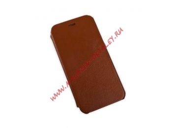 Чехол из эко – кожи HOCO Premium Collection Folder Leather Case для Apple iPhone 6, 6s Plus раскладной, коричневый