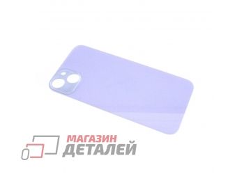 Задняя крышка (стекло) для iPhone 14 Plus фиолетовая
