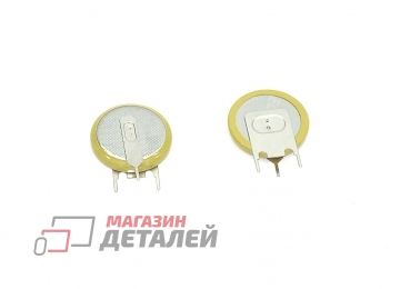 Батарейка биос (CMOS) CR2032 SC PCBD 3V 210mAh 3 прямых контакта под пайку