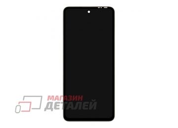 Дисплей (экран) в сборе с тачскрином для Tecno Camon 19 Neo черный с рамкой (Premium LCD)