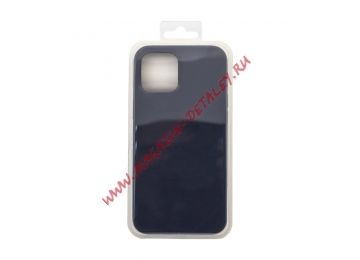 Силиконовый чехол для iPhone 12 Pro Max "Silicone Case" темно-синий