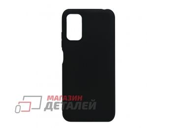 Силиконовый чехол "LP" для Xiaomi POCO M3 Pro TPU черный, непрозрачный