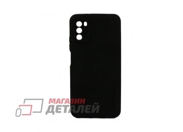 Силиконовый чехол "LP" для Xiaomi POCO M3 TPU черный, непрозрачный