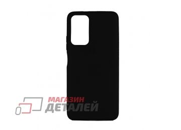Силиконовый чехол "LP" для Xiaomi POCO M4 Pro TPU черный, непрозрачный