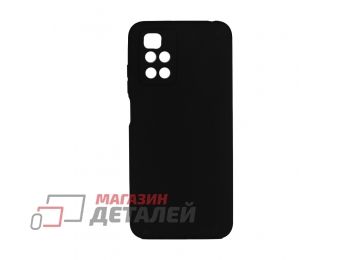 Силиконовый чехол "LP" для Xiaomi Redmi 10 TPU черный, непрозрачный