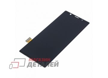 Дисплей (экран) в сборе с тачскрином для Sony Xperia 5 черный