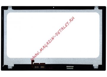 Экран в сборе (матрица B156XTN04.0 + тачскрин) для Acer V5-571 черный