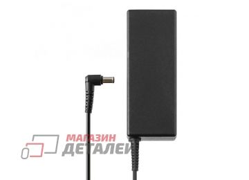 Блок питания (сетевой адаптер) ASX для ноутбуков Sony 19.5V 4.7A 90W 6.5x4.4 мм с иглой черный с сетевым кабелем