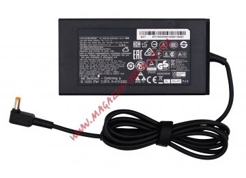 Блок питания (сетевой адаптер) для ноутбуков Acer 19V 7.1A 135W 5.5x2.5 мм черный slim. без сетевого кабеля Premium