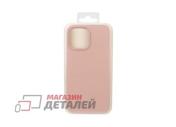 Силиконовый чехол для iPhone 13 Pro Max "Silicone Case" (пыльно-розовый)