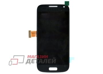 Дисплей (экран) в сборе с тачскрином для Samsung Galaxy S4 mini GT-I9190 черный