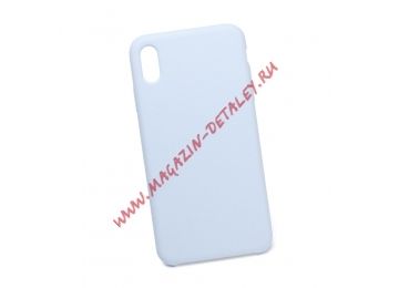 Силиконовый чехол "LP" для iPhone Xs Max "Protect Cover" (сиреневый/коробка)
