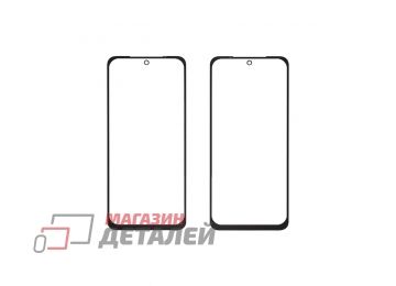 Стекло для переклейки Xiaomi Redmi Note 10, 10S (черное)