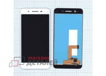 Дисплей (экран) в сборе с тачскрином для Huawei GR3 белый