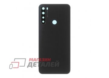 Задняя крышка для Xiaomi Redmi Note 8T со стеклом камеры (черный)