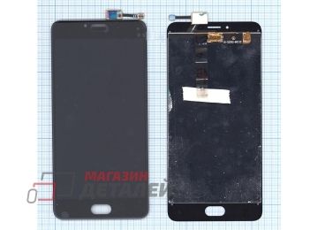 Дисплей (экран) в сборе с тачскрином для Meizu U20 черный