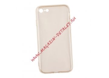 Силиконовый чехол LP для Apple iPhone 7 TPU золотой