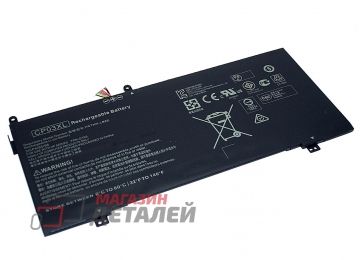 Аккумулятор CP03XL для ноутбука HP Spectre x360 13 11.55V 5275mAh черный Premium