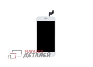Дисплей (экран) Premium в сборе с тачскрином для iPhone 6S белый с рамкой