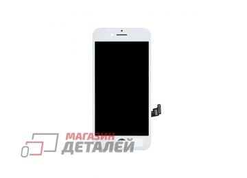 Дисплей (экран) Premium в сборе с тачскрином для iPhone 8, iPhone SE 2020 белый с рамкой