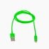 USB lightning Cable для Apple iPhone 5, iPad Mini, iPad зеленый, коробка