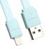 USB Дата-кабель Stable and Faster для Apple 8 pin 20 см. бирюзовый
