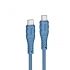 USB-C кабель HOCO X67 Nano Type-C 3А PD 60W силикон 1м (синий)