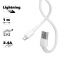 USB кабель REMAX Skin-Fiendly Texture RC-179i Lightning 8-pin, 2.4A, 1м, TPE (белый)