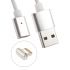 USB Дата-кабель Magnetic Cable Charge&Sync для Apple 8 pin магнитный, белый, коробка