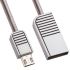 USB кабель WK LION WDC-026 Micro USB серебряный