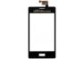 Сенсорное стекло (тачскрин) для LG OPTIMUS L5 E610 Dual E612 черное