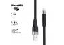 USB кабель HOCO X53 Angel MicroUSB 2.4А силикон 1м (черный)