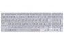Клавиатура для ноутбука Asus N550 N56 Q550 серебристая без подсветки Клавиатура для ноутбука Asus N550 N56 Q550 серебристая без подсветки