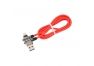 Кабель USB VIXION (K14m) microUSB 1м (красный, графит)