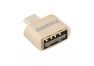 USB OTG адаптер REMAX Micro-USB RA-OTG золотой