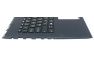 Клавиатура (топ-панель) для ноутбука Asus X571LI черная с черным топкейсом