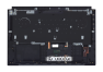 Клавиатура (топ-панель) для ноутбука Asus ROG Strix GL704GW черная с черным топкейсом, с подсветкой