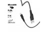 USB кабель HOCO X58 Airy MicroUSB 2.4А силикон 1м (черный)