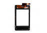 Сенсорное стекло (тачскрин) для Nokia 502 черный