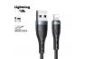 USB кабель REMAX RC-006 Sailing USB – Lightning 8-pin 2.4А нейлон 1м (черный)