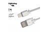 USB кабель REMAX RC-064i Dominator USB – Lightning 8-pin нейлон 1м (серебристый)