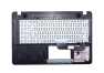Клавиатура (топ-панель) для ноутбука Asus X541UV черная c золотым топкейсом