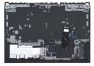 Клавиатура (топ-панель) для ноутбука Lenovo Legion 5 Pro-16ACH6H черная с серым топкейсом (с разбора)