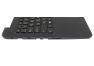 Клавиатура (топ-панель) для ноутбука ноутбука Asus E502NA черная с темно-синим топкейсом