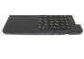 Клавиатура (топ-панель) для ноутбука ноутбука Asus E502NA черная с темно-синим топкейсом