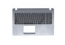 Клавиатура (топ-панель) для ноутбука Asus X540LA серая с серым топкейсом ODD