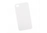 Защитная крышка для Apple iPhone 4, 4s супертонкая 0,3 мм, белая, матовая, прозрачный бокс